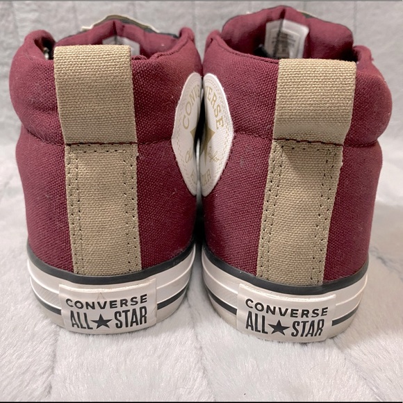 Burgundy Converse All-Star - Picture 3 of 6